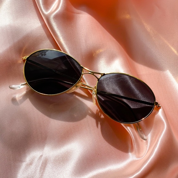 Vintage Accessories - ✨ 90’s Italian Gold Sunglasses ✨